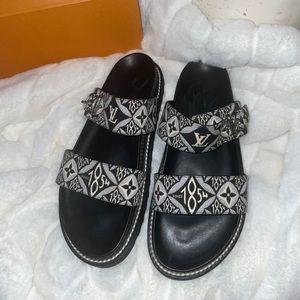 Louis Vuitton 1854 Paseo Flat Mule Sandal